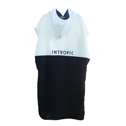 INTROPIC PONCHO - BLACK & WHITE