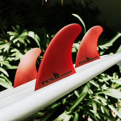 FCS II ACCELERATOR L NEO GLASS ECO WAVE SURFBOARD FIN SET