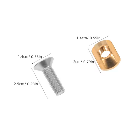 FOIL MOUNTING HARDWARE M8 SCREWS AND NUTS (Set of 4)