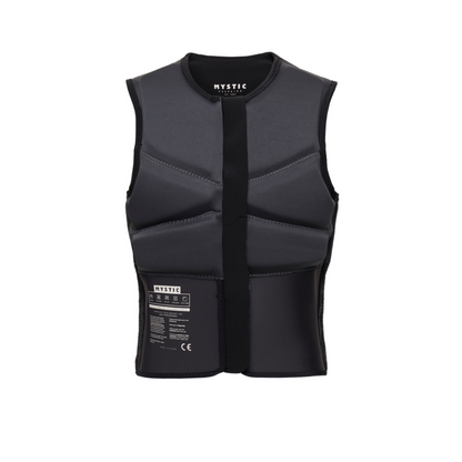 MYSTIC BLOCK IMPACT VEST FZIP KITE BLACK 2023