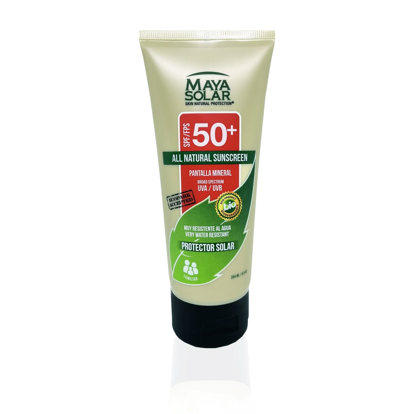 MAYA SOLAR BIODEGRADABLE SPF SPF 50+ SUNSCREEN 204ML