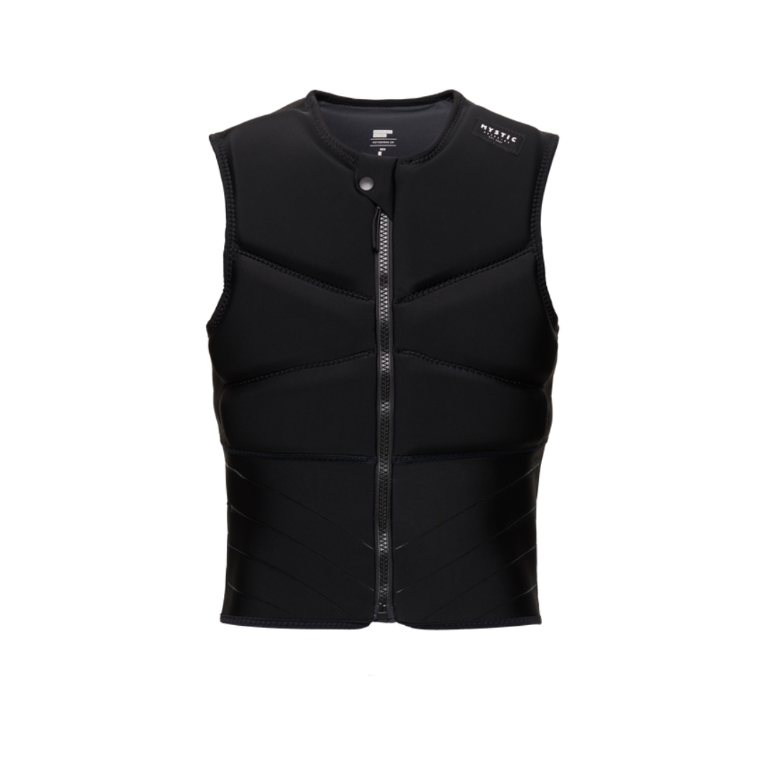 MYSTIC BLOCK IMPACT VEST FZIP KITE BLACK 2023