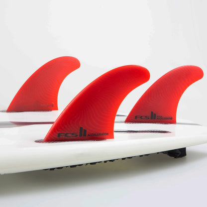 FCS II ACCELERATOR L NEO GLASS ECO WAVE SURFBOARD FIN SET