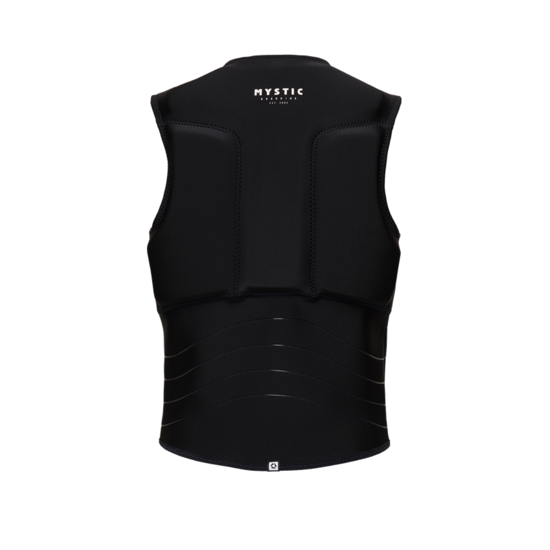 MYSTIC BLOCK IMPACT VEST FZIP KITE BLACK 2023